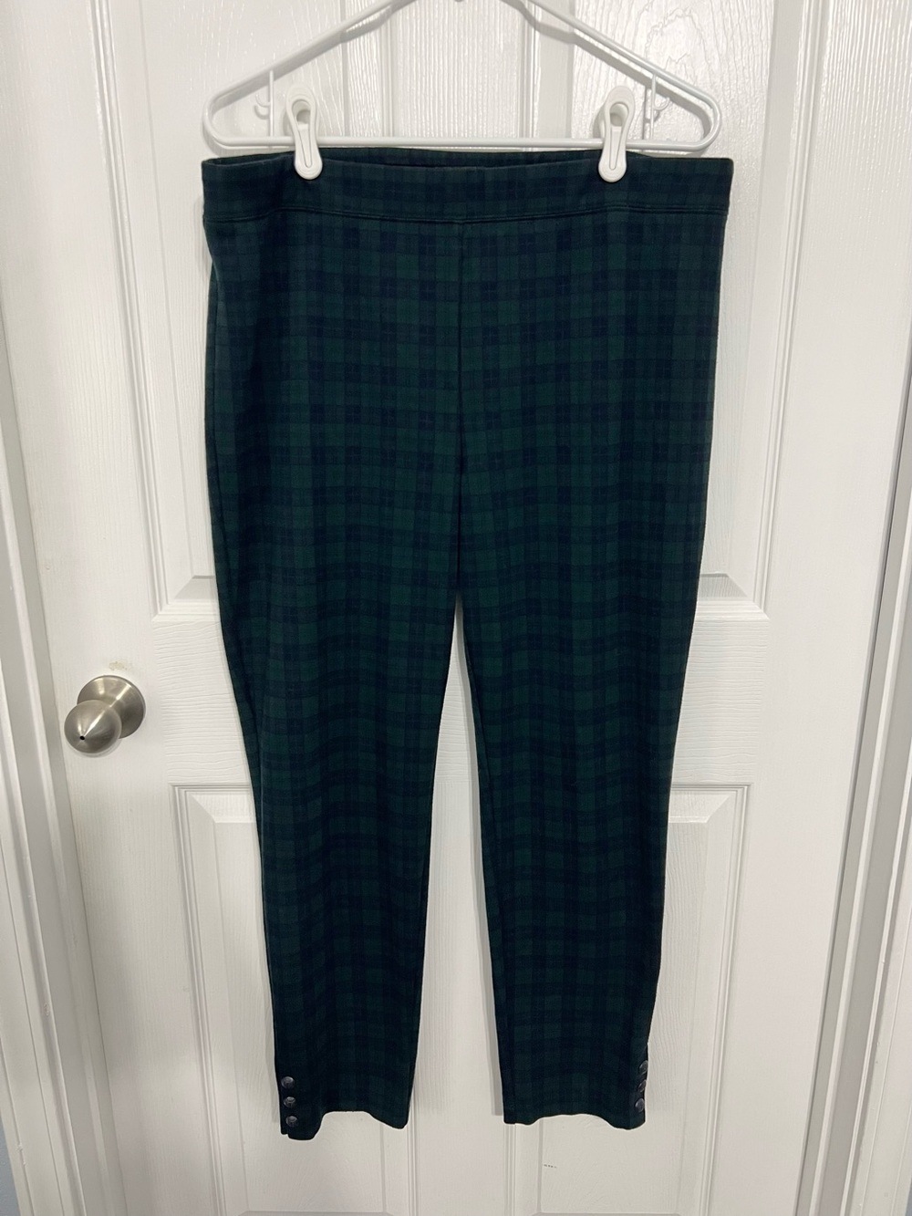 Talbots Women’s Green Plaid Dress Pants